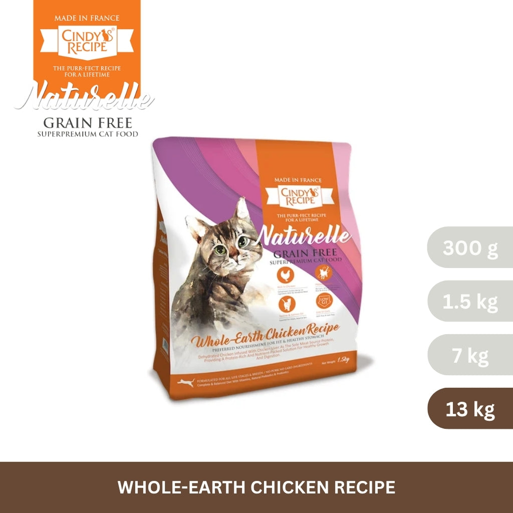 Cindy's Recipe Naturelle Grain Free Whole-Earth Chicken Recipe