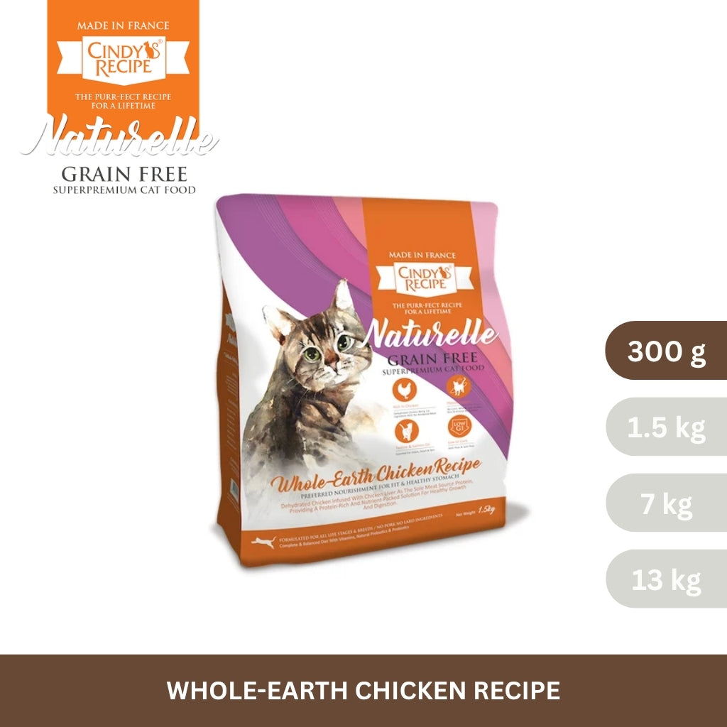 Cindy's Recipe Naturelle Grain Free Whole-Earth Chicken Recipe