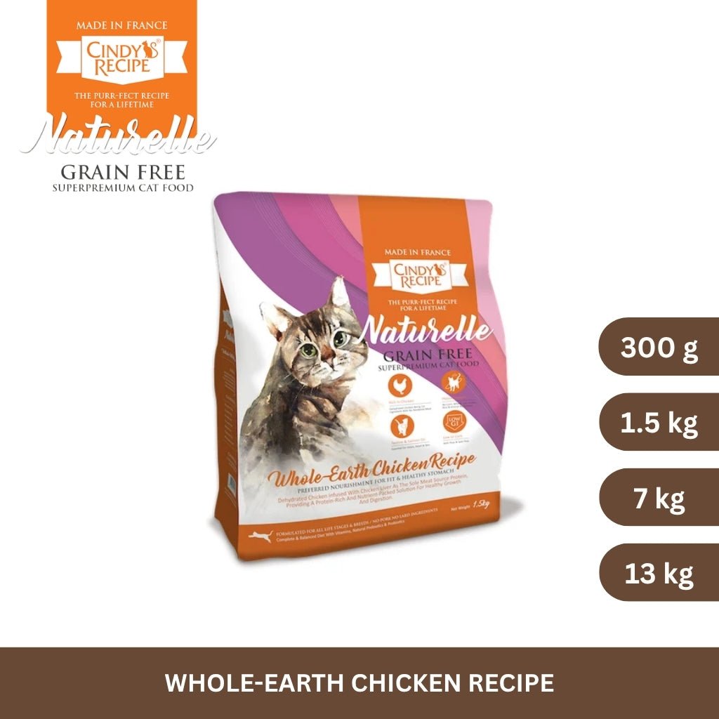 Cindy's Recipe Naturelle Grain Free Whole-Earth Chicken Recipe