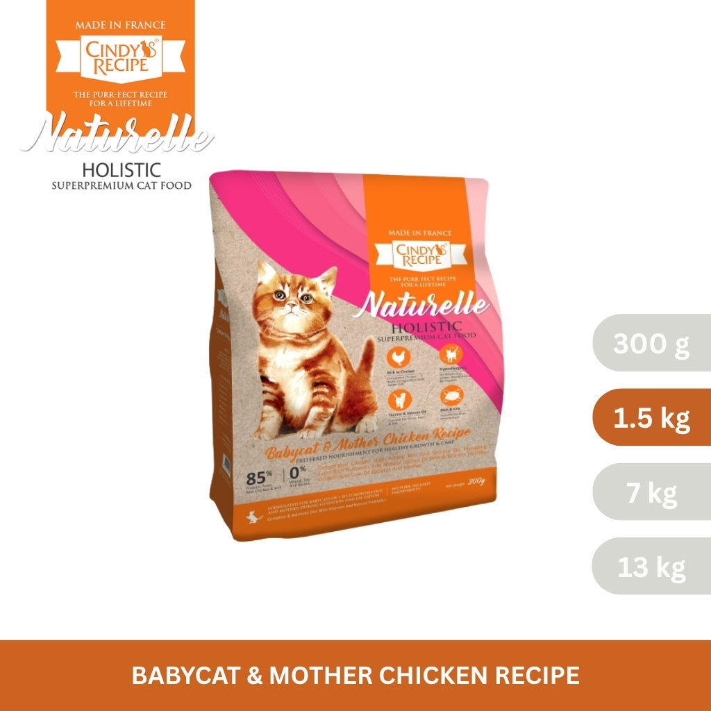 Cindy's Recipe Naturelle Holistic Babycat & Mother Chicken Recipe
