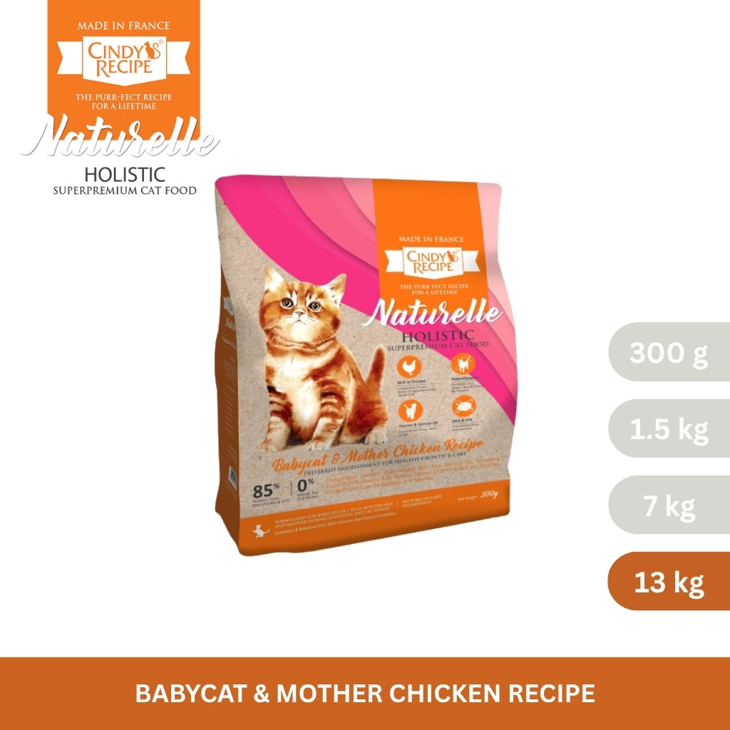 Cindy's Recipe Naturelle Holistic Babycat & Mother Chicken Recipe