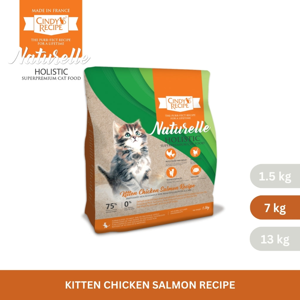 Cindy's Recipe Naturelle Holistic Kitten Chicken Salmon Recipe