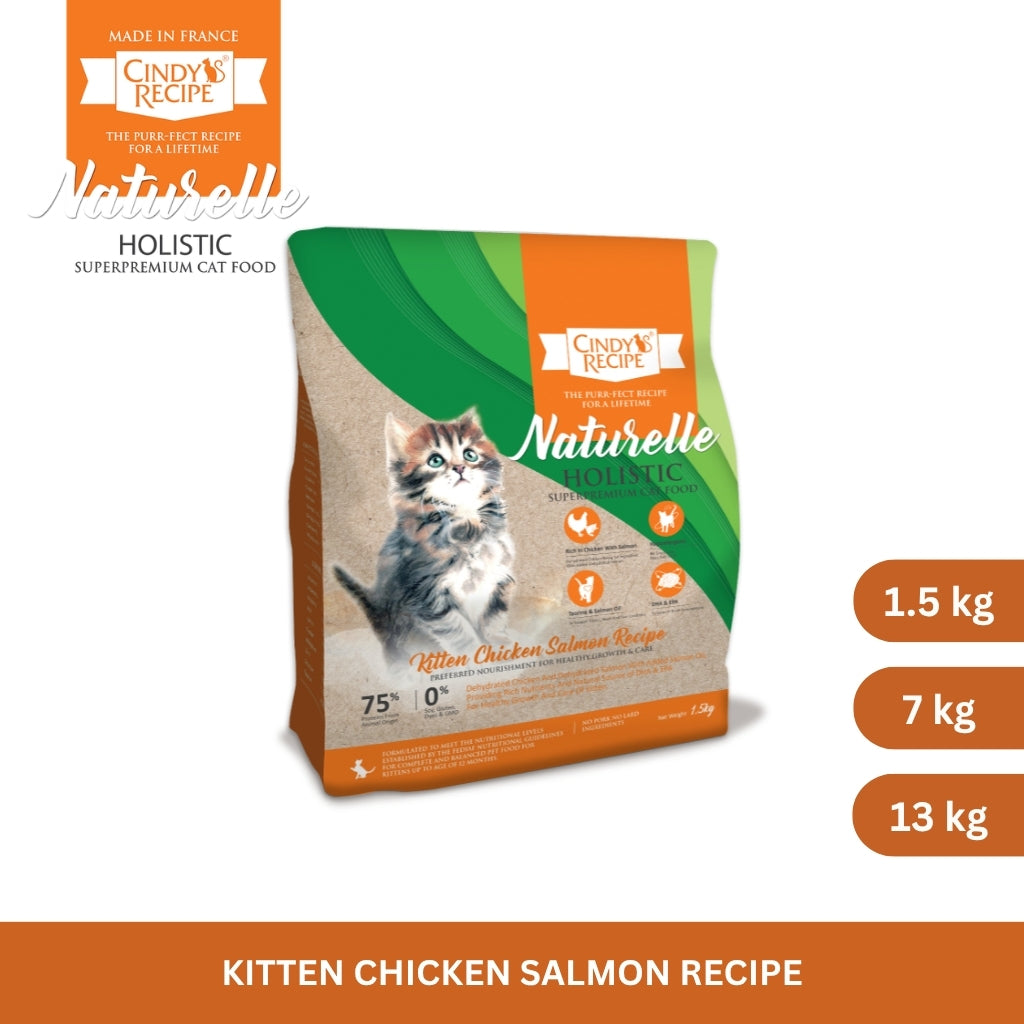 Cindy's Recipe Naturelle Holistic Kitten Chicken Salmon Recipe