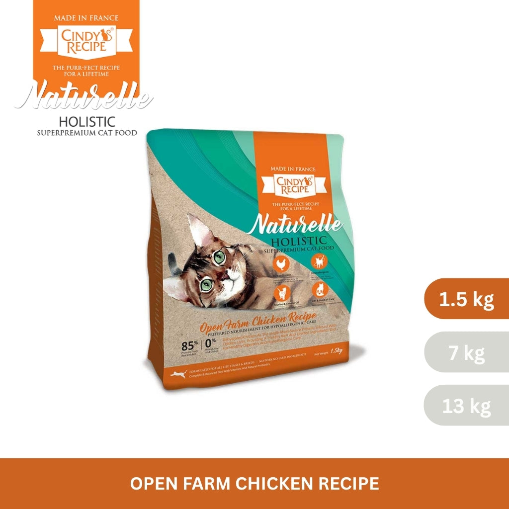 Cindy's Recipe Naturelle Holistic Open Farm Chicken Recipe