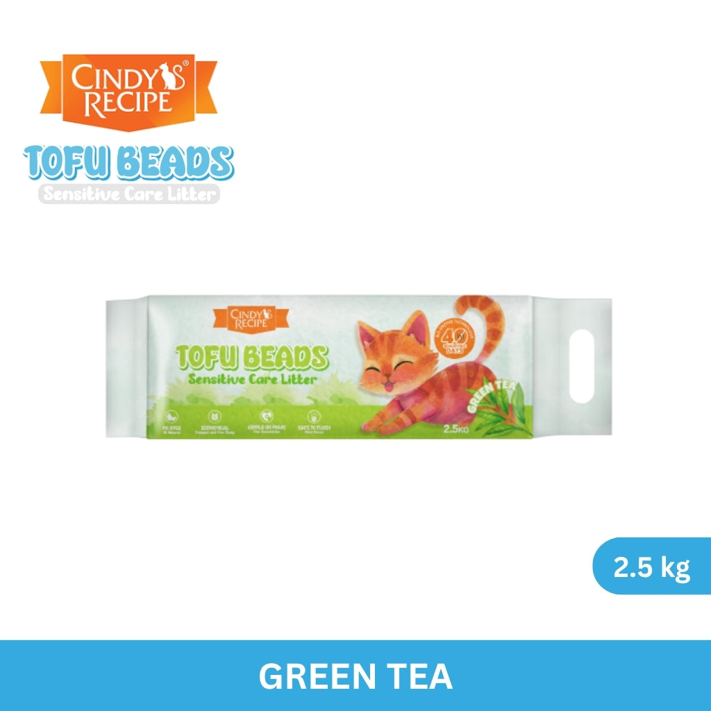 Cindy's Recipe Tofu Beads Sensitive Care Litter Cat Litter 2.5 kg - Assorted
