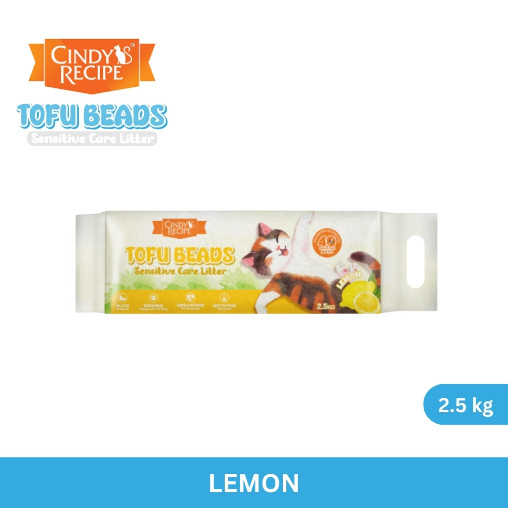 Cindy's Recipe Tofu Beads Sensitive Care Litter Cat Litter 2.5 kg - Assorted