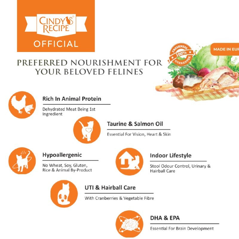 Cindy's Recipe Naturelle Holistic Kitten Chicken Salmon Recipe