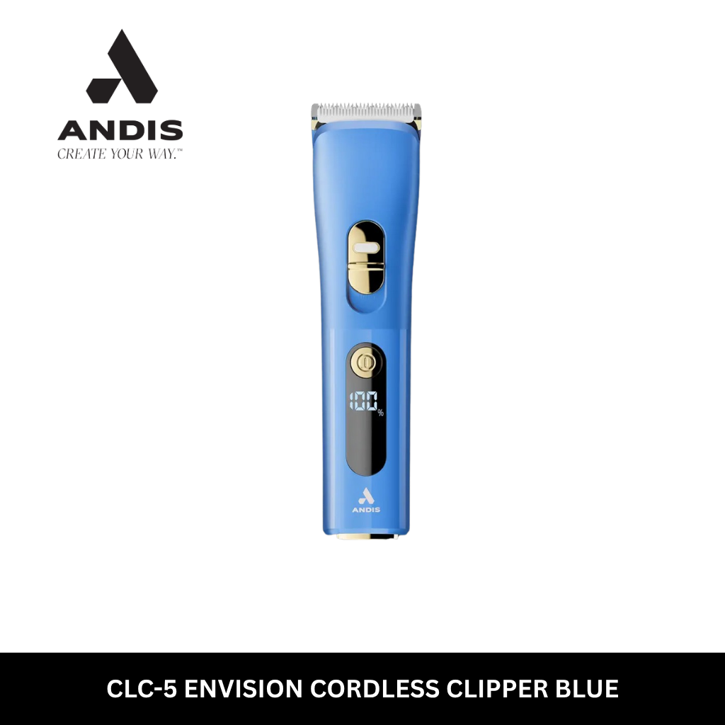 Andis enVISION Cordless Clipper - Blue