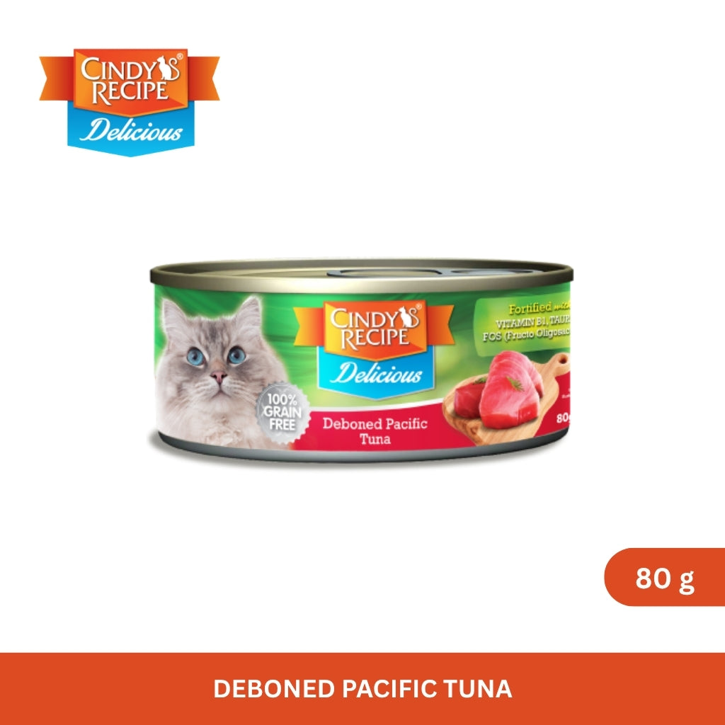 Cindy's Recipe Delicious Series Deboned Pacific Tuna 80 g