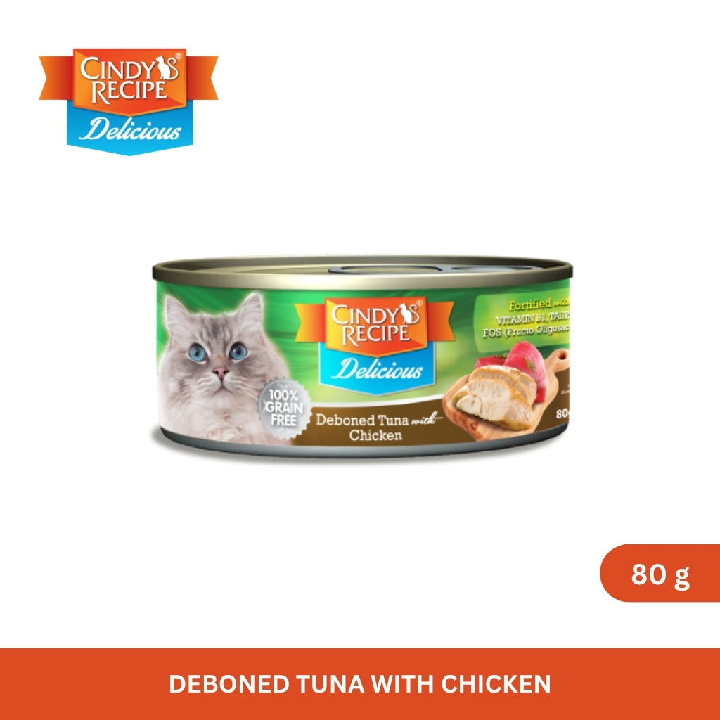 Cindy's Recipe Delicious Series Deboned Tuna with Chicken 80 g