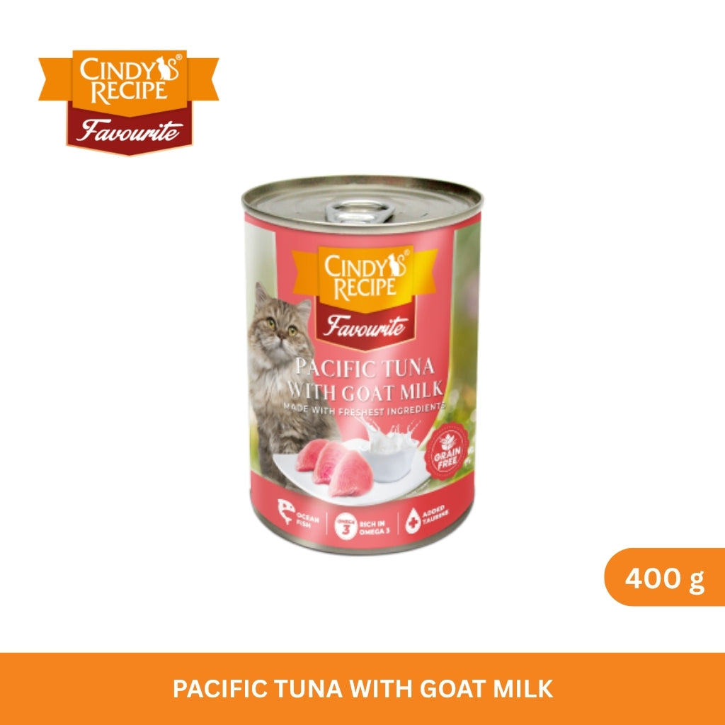 Cindy's Recipe Favourite Series Pacific Tuna with Goat Milk 400 g