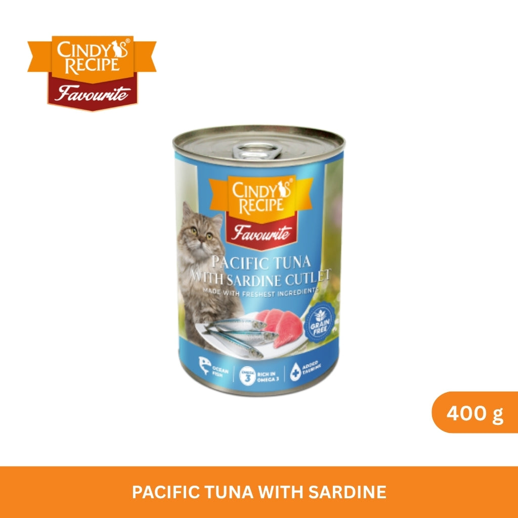 Cindy's Recipe Favourite Series Pacific Tuna with Sardine 400 g