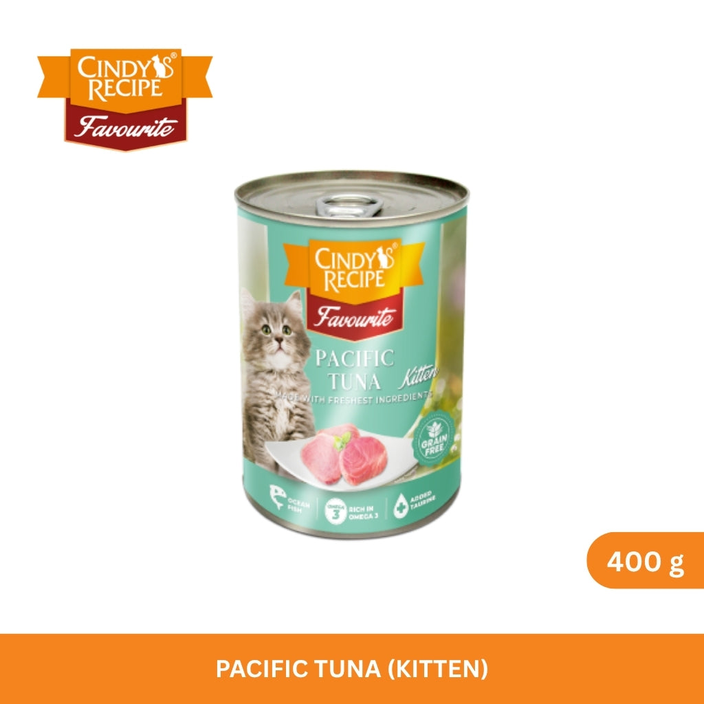 Cindy's Recipe Favourite Series Pacific Tuna for Kitten 400 g