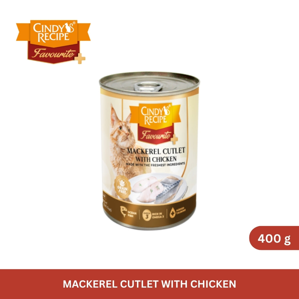 Cindy's Recipe Favourite + Series Mackerel Cutlet with Chicken 400 g
