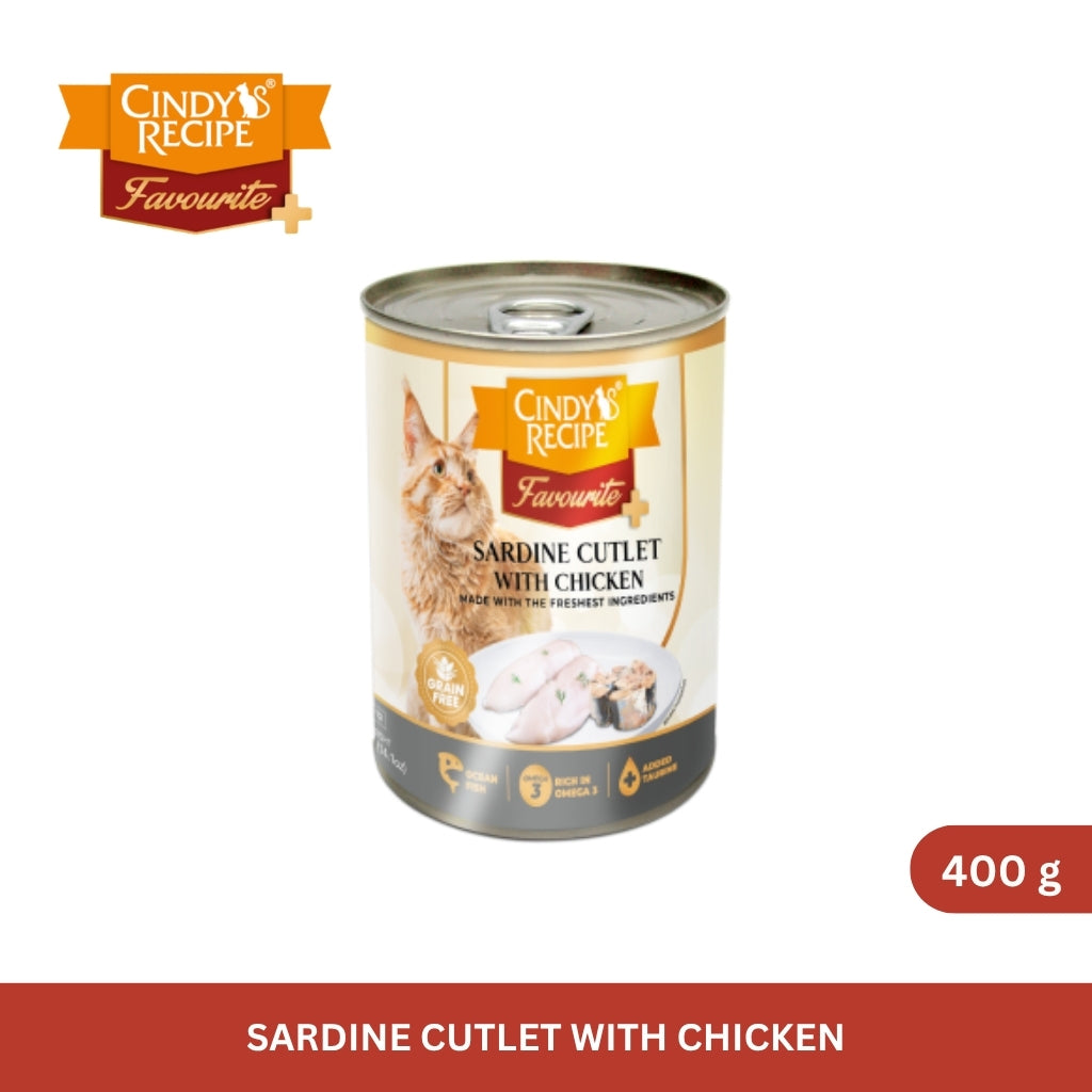 Cindy's Recipe Favourite + Series Sardine Cutlet with Chicken 400 g