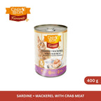Cindy's Recipe Favourite + Series Sardine + Mackerel with Crab Meat 400 g