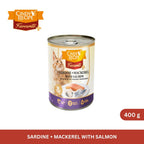 Cindy's Recipe Favourite + Series Sardine + Mackerel with Salmon 400 g