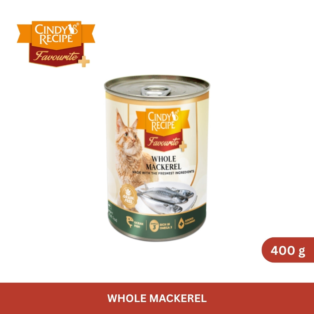 Cindy's Recipe Favourite + Series Whole Mackerel 400 g