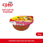 CIAO Cat Cup Pudding Tuna with Scallop Flavor 65gm