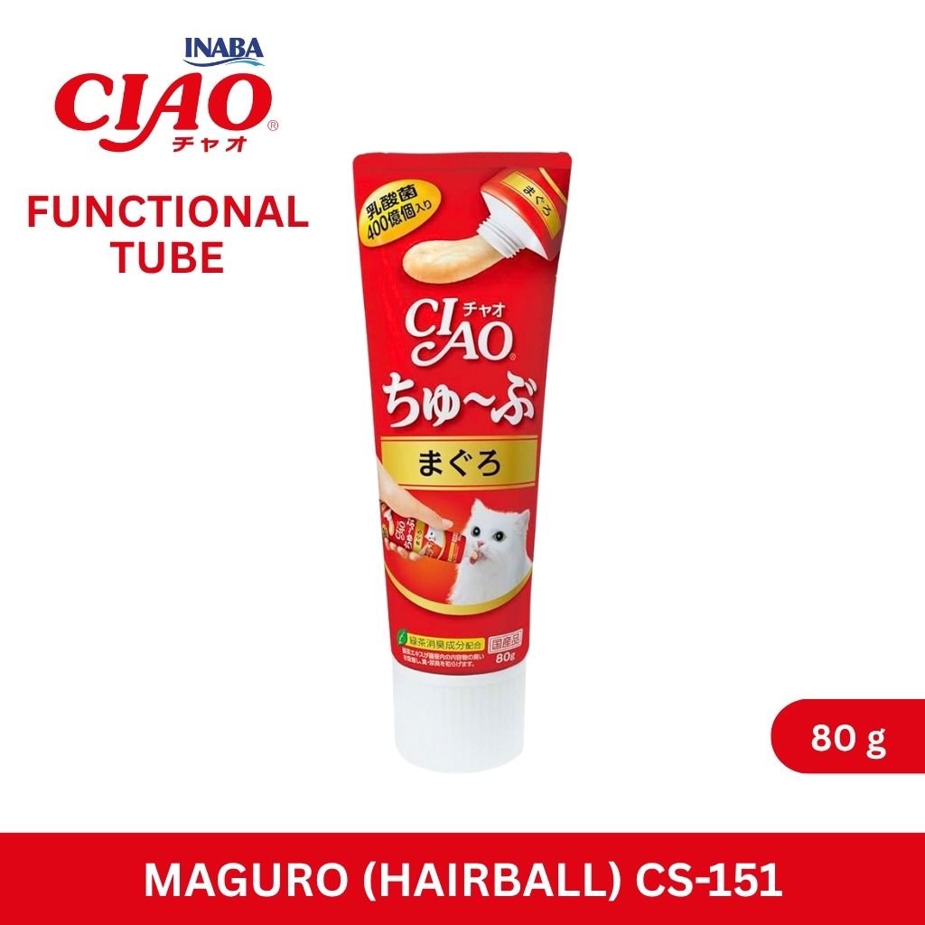 CIAO Churu Tube Maguro (Hairball) 80gm