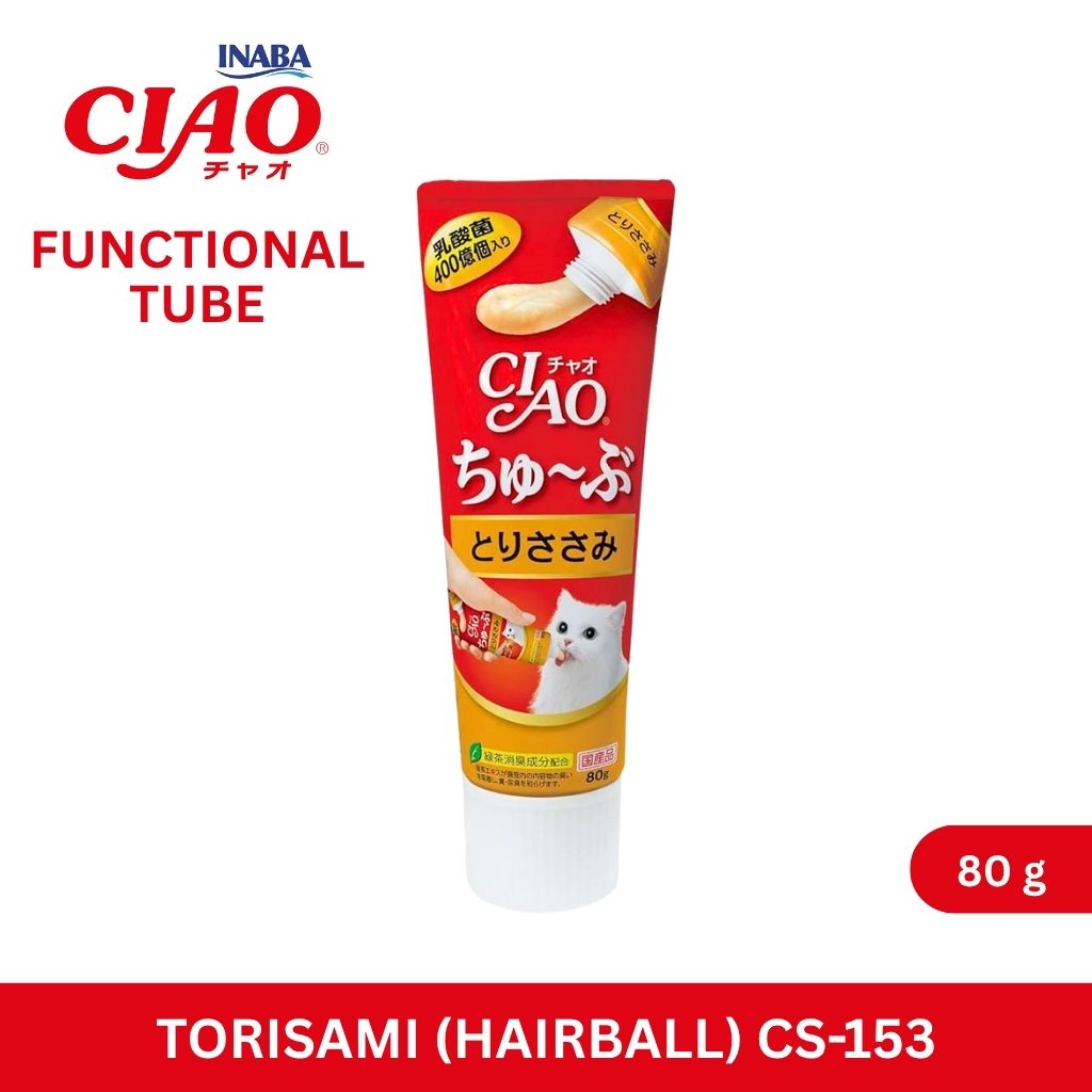 CIAO Churu Tube Torisami (Hairball) 80gm