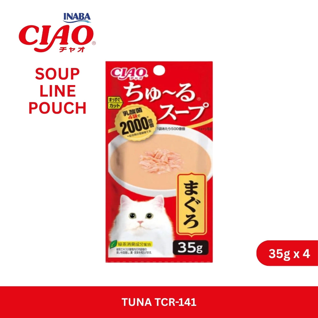 CIAO Churu Soup Line Pouch Tuna 35gm x 4
