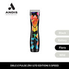 Andis Pulse ZRII 5 Speed Heavy Duty Cordless Detachable Clipper - Flora (Limited Edition)