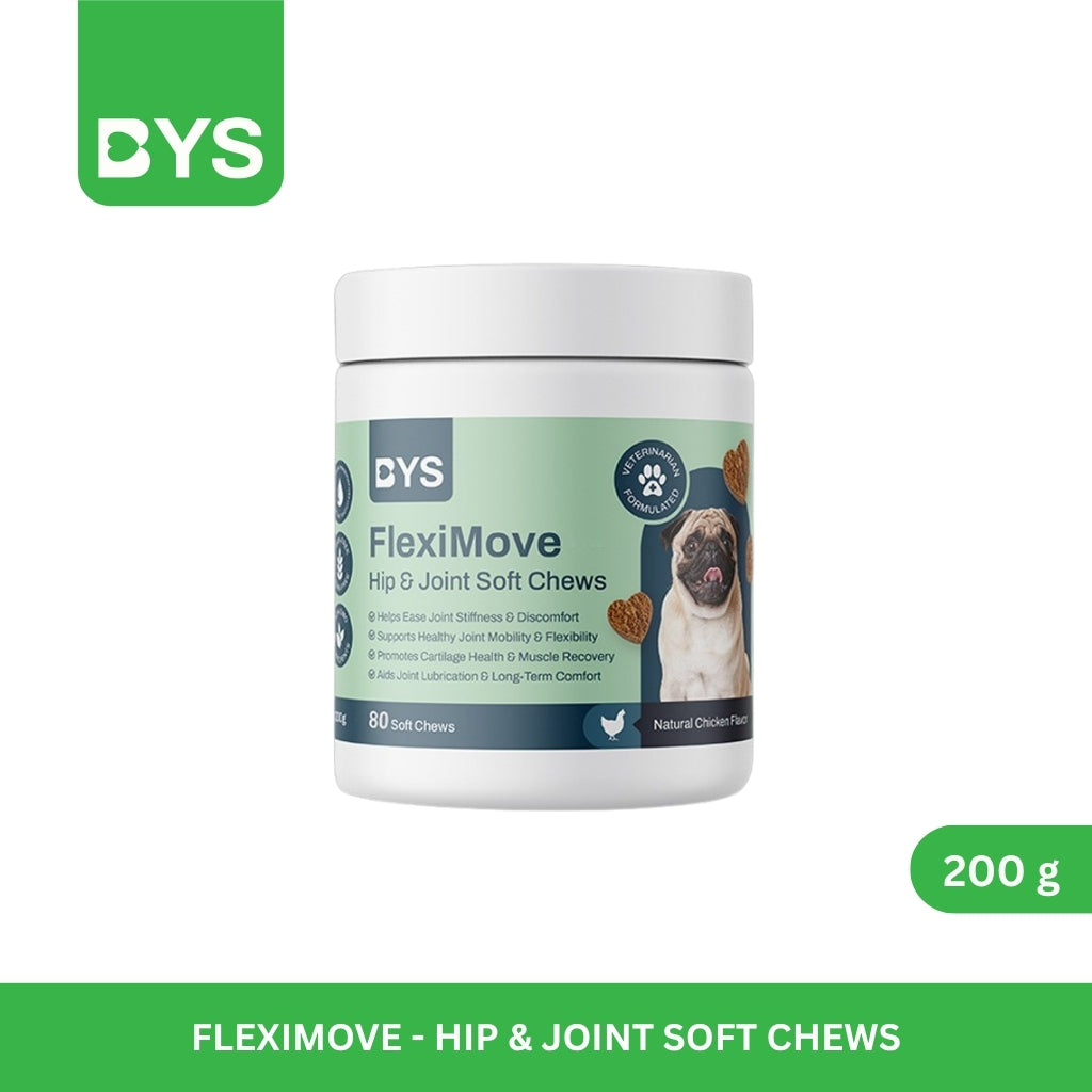 BYS Flexi Move Hip & Joint Soft Chews 80 Soft Chews (200g)
