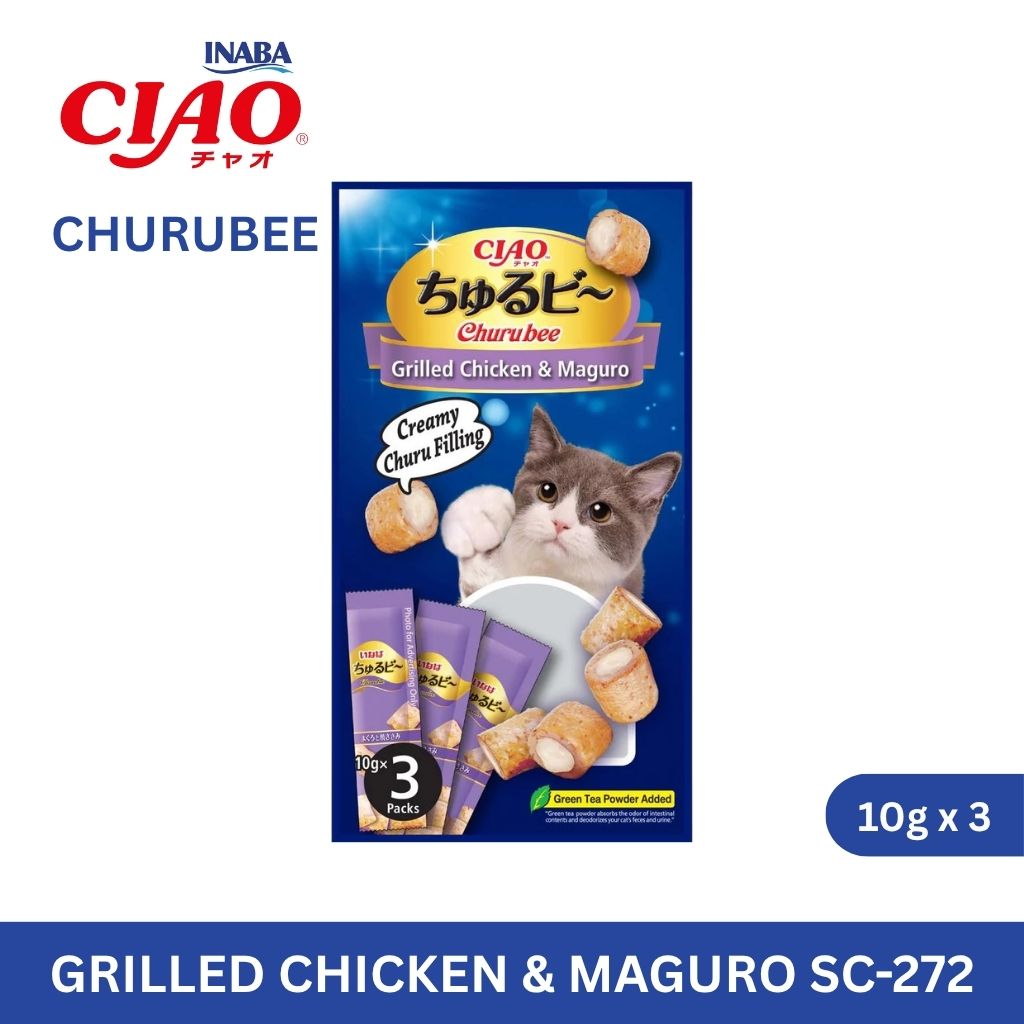 CIAO Churu Bee Grilled Chicken & Maguro 10gm x 3