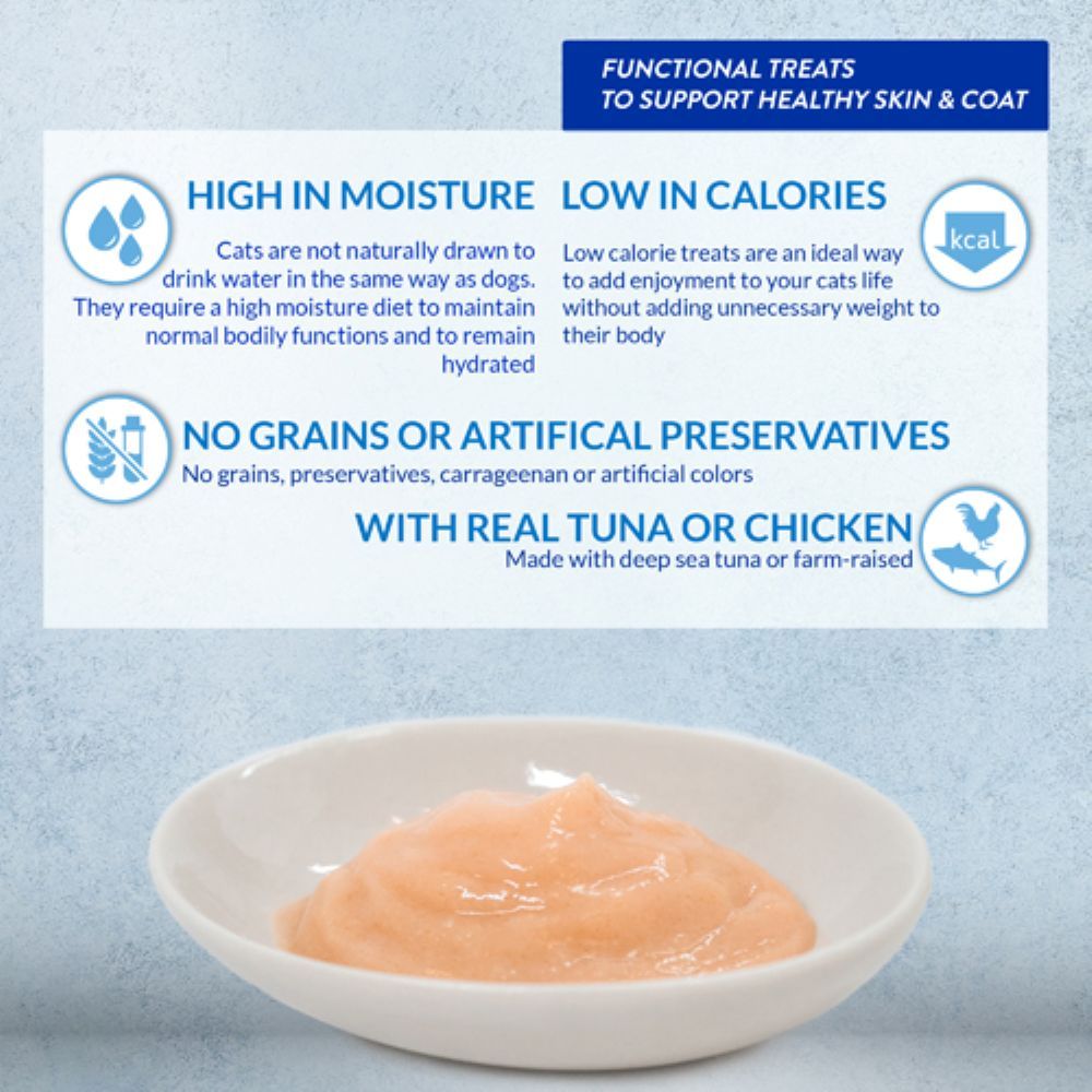 CIAO Churu Skin & Coat Chicken with Scallop Recipe 14gm x 4