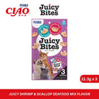 INABA Juicy Bites Shrimp & Seafood Mix Flavor 11.3gm x 3