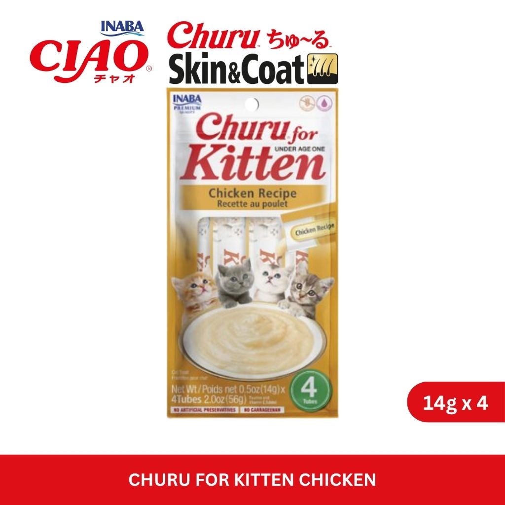 CIAO Churu for Kitten Chicken Recipe 14gm x 4