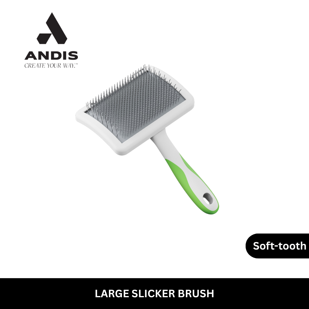 Andis Large Soft-Tooth Slicker Brush
