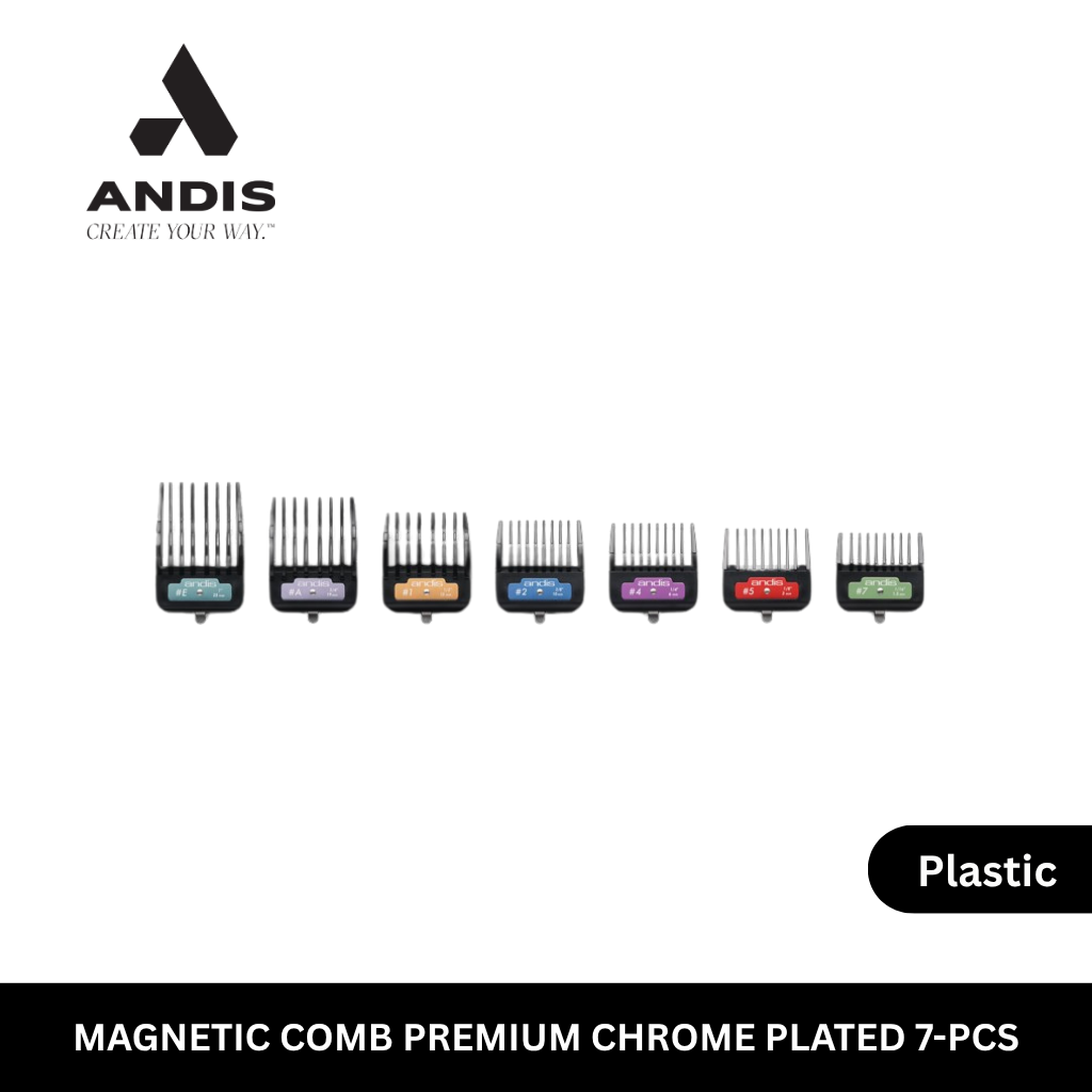 Andis 7-Piece Animal Clip Comb Set