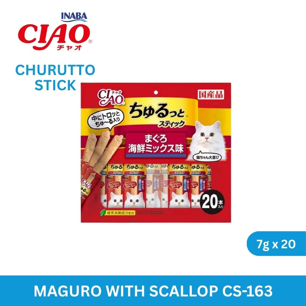 CIAO Churutto Stick Maguro with Scallop 7gm x 20
