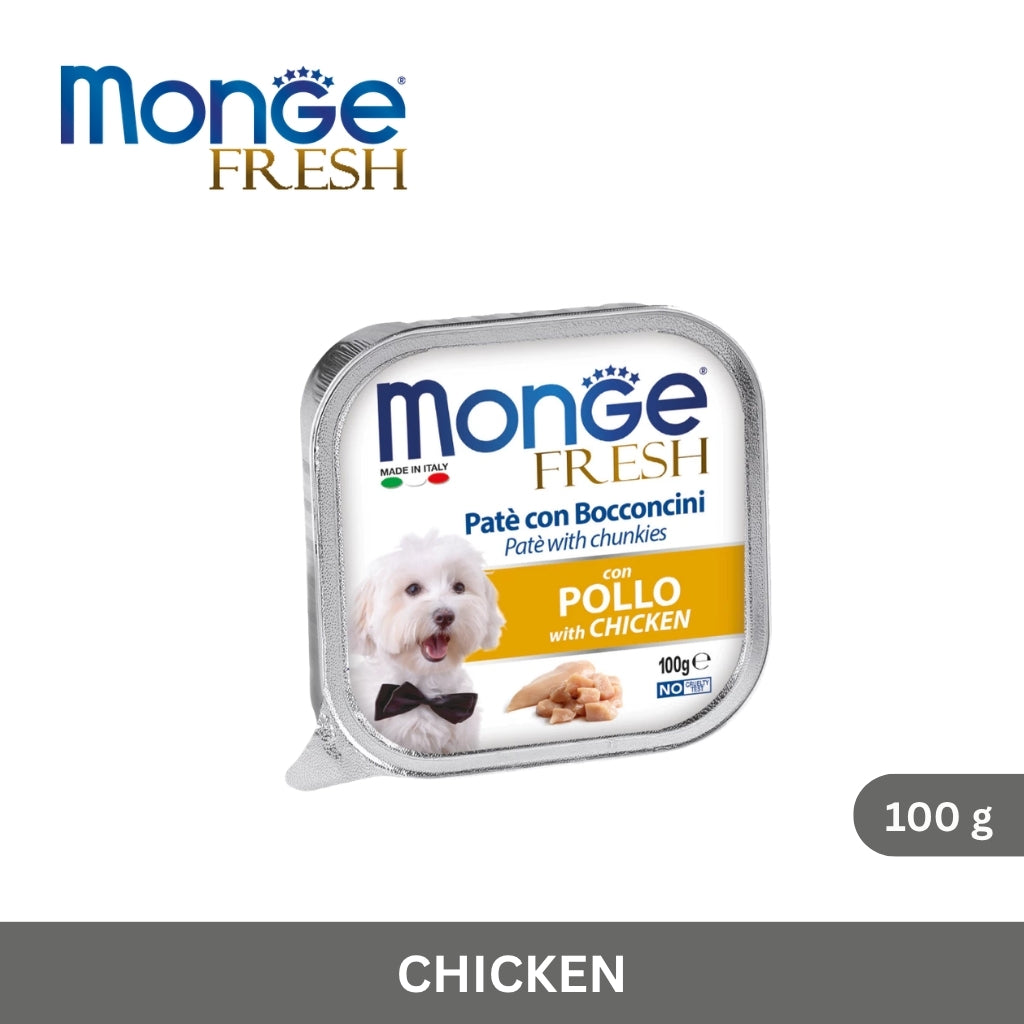 Monge Fresh Paté and Chunkies with Chicken 100 g