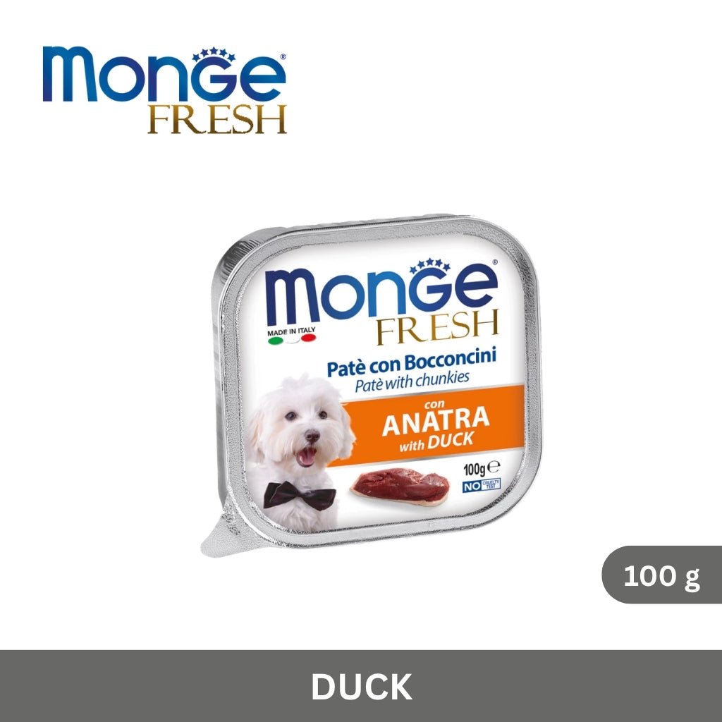 Monge Fresh Paté and Chunkies with Duck 100 g
