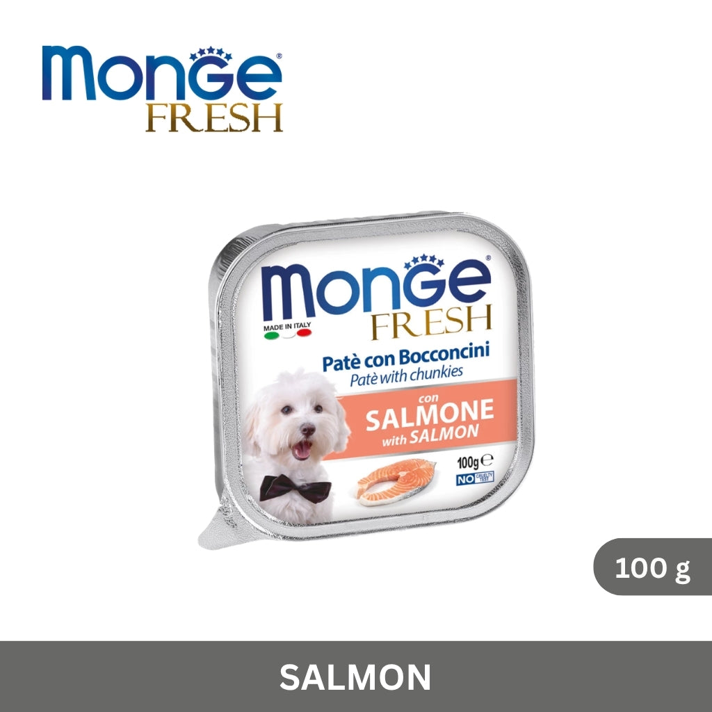 Monge Fresh Paté and Chunkies with Salmon 100 g