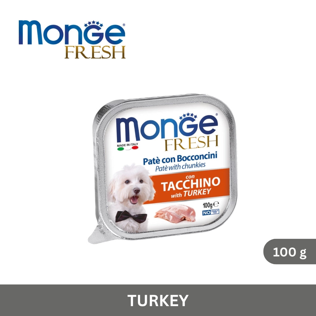 Monge Fresh Paté and Chunkies with Turkey 100 g