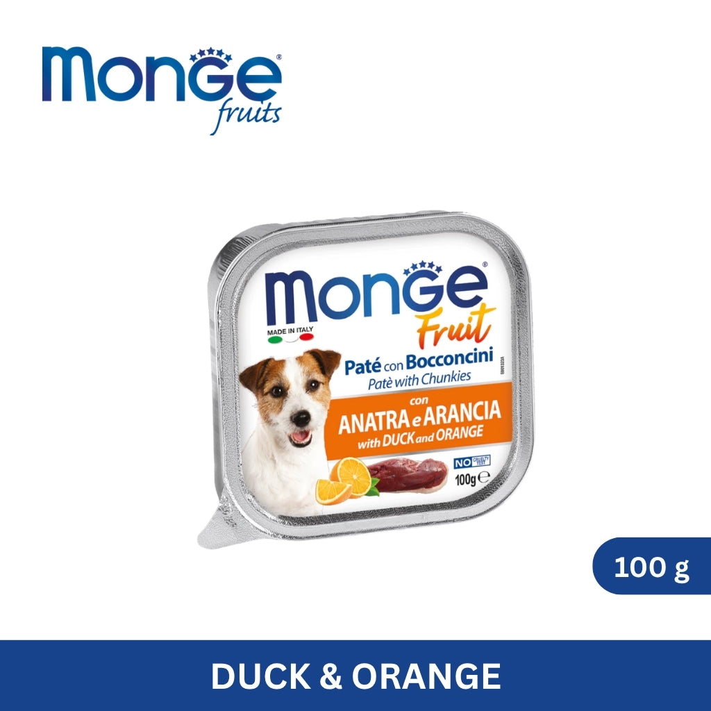 Monge Fruit Paté and Chunkies with Duck & Orange 100 g