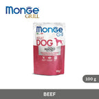 Monge Grill Adult Dog Chunkies rich in Beef 100 g