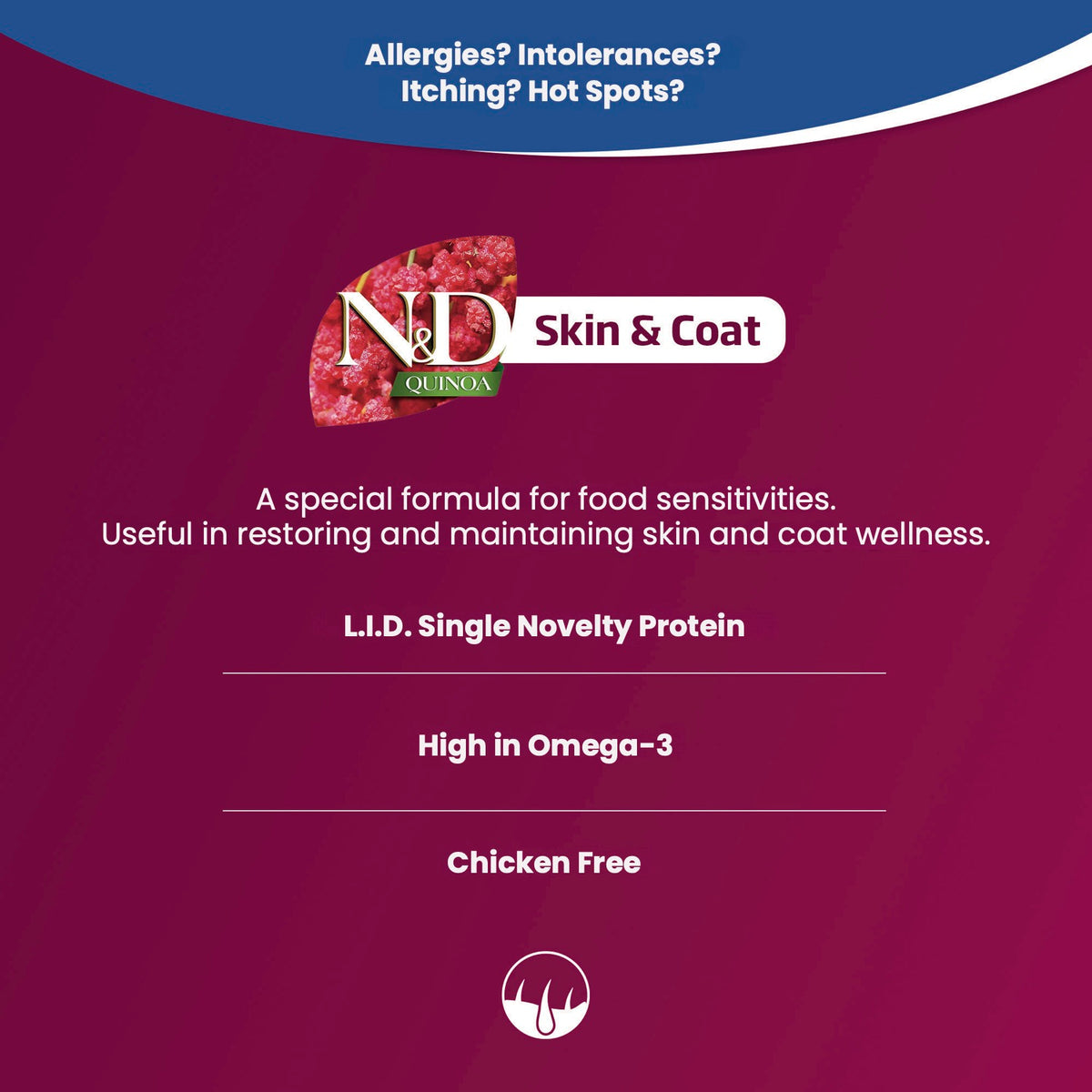 N&D Quinoa Skin & Coat Quail & Coconut Cat Wet Food 80g
