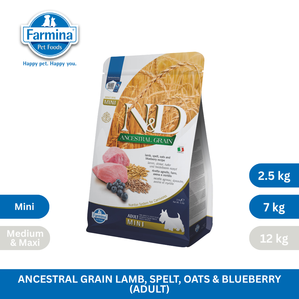 N&D Ancestral Grain Lamb & Blueberry Adult Mini Dog