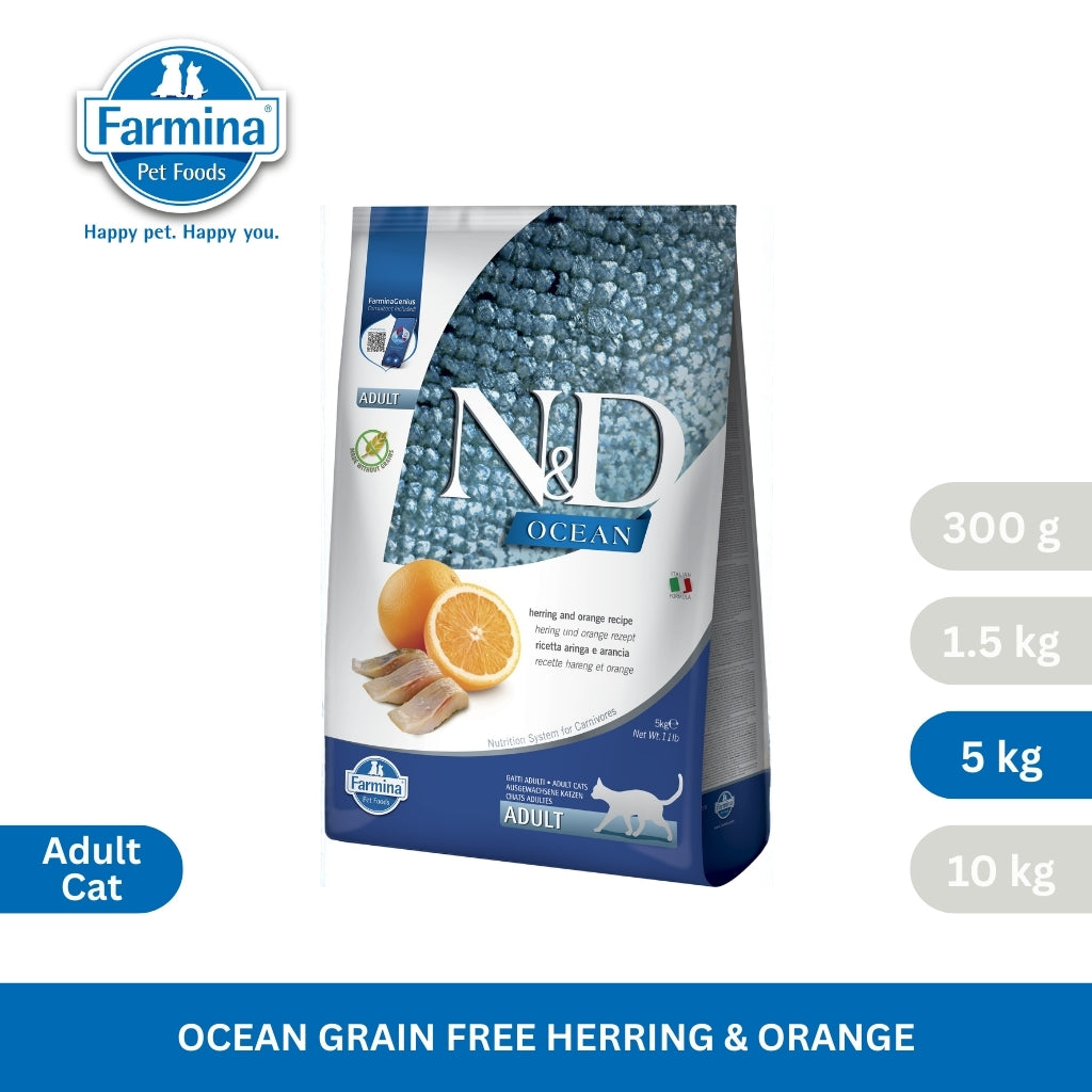 N&D Ocean Herring & Orange Adult Cat