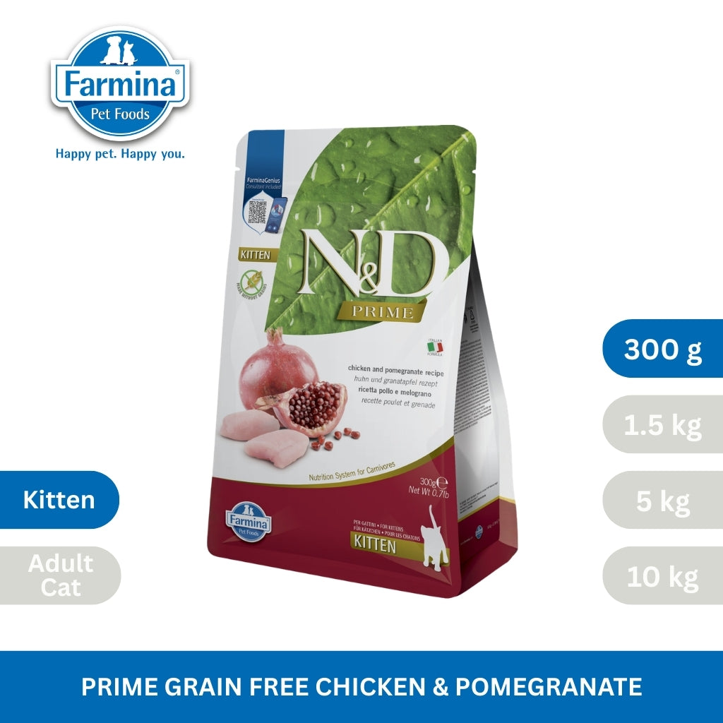 N&D Prime Kitten Ayam & Delima 300g