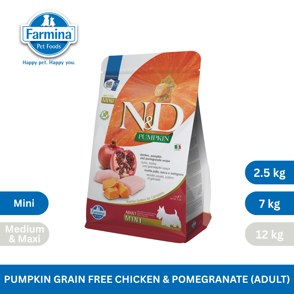 N&D Pumpkin Chicken & Pomegranate Adult Mini Dog