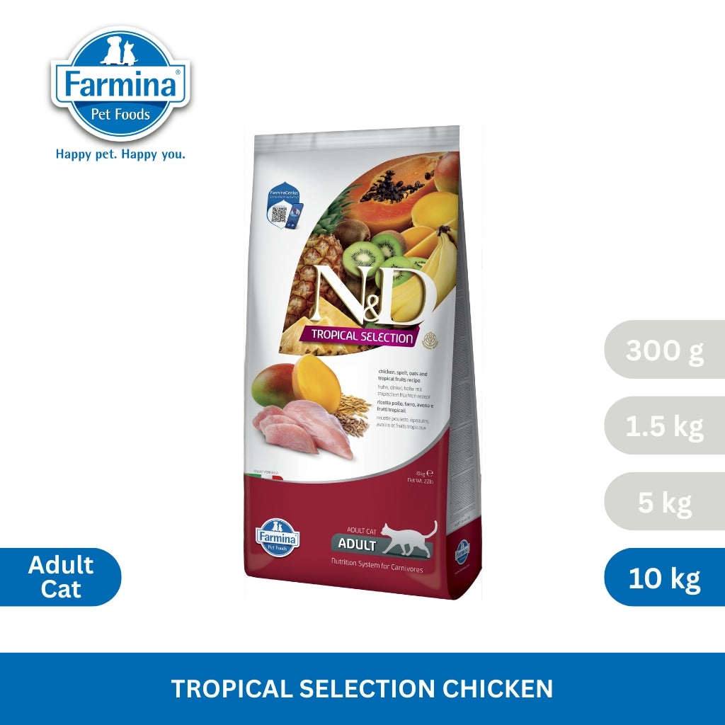N&D Tropical Selection Chicken and Tropical Fruits Adult Cat