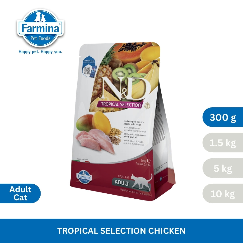 N&D Tropical Selection Chicken and Tropical Fruits Adult Cat