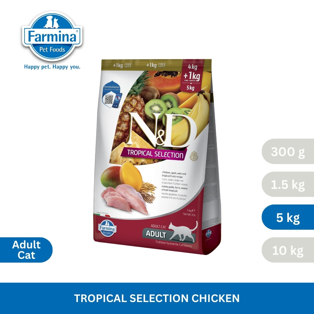 N&D Tropical Selection Chicken and Tropical Fruits Adult Cat