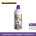 #1 All Systems Professional formula Whitening & Brightening Shampoo for Dogs & Cats 473ml